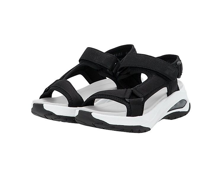 Rieker W3151 schwarz/weiss Damen Sandale günstig online kaufen