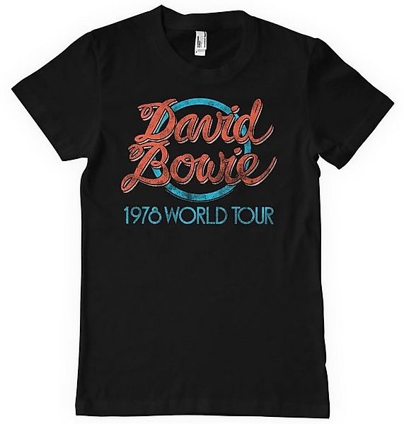 David Bowie T-Shirt 1978 World Tour T-Shirt günstig online kaufen