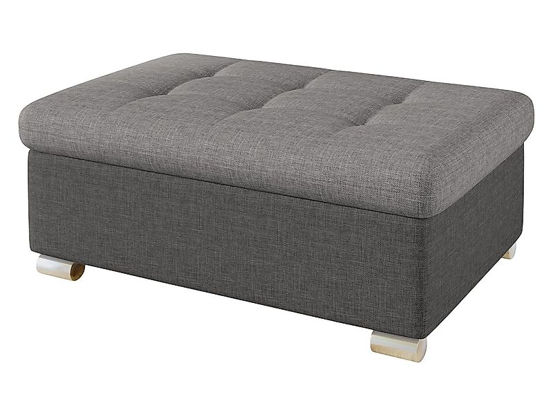 MIRJAN24 Polsterhocker Niko Groß, Silber Füße, 96x70x41 cm günstig online kaufen