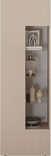 Home affaire Vitrine "RIO, Höhe 187 cm, Hochschrank mit 1 Tür, Anrichte, St günstig online kaufen