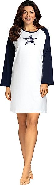 comtessa Nachthemd Damen-Nachthemd Single-Jersey Sterne günstig online kaufen
