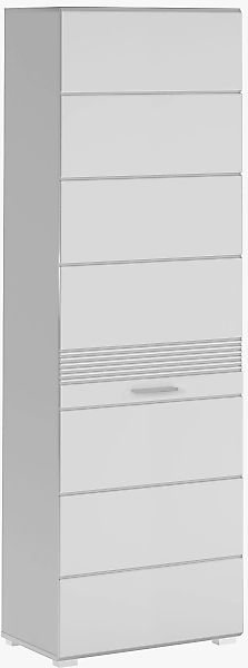 Home affaire Garderobenschrank "Malmö, Höhe 190 cm, 1 Tür, 3 Einlegeböden, günstig online kaufen