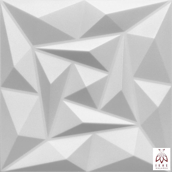 IKHEMalarka 3D Wandpaneel aus Polystyrol Styropor XPS 4m²/16 Stück, BxL: 50 günstig online kaufen