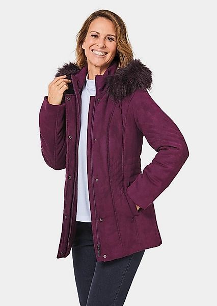 GOLDNER Steppjacke Steppjacke mit Kapuze Longjacke mit Stehkragen, Knopf- u günstig online kaufen