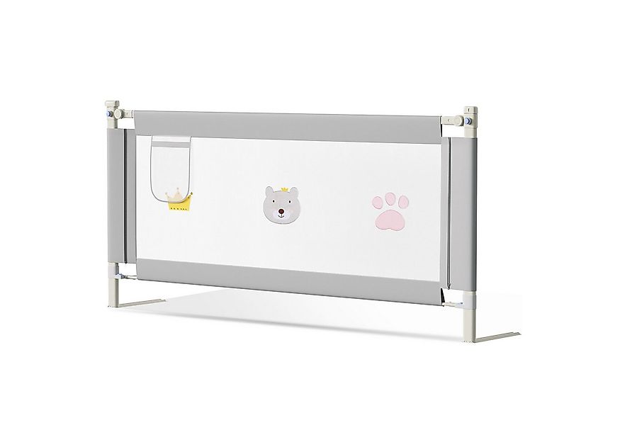 Clanmacy Bettschutzgitter 150CM Bettgitter Kinderbettgitter Babybettgitter günstig online kaufen