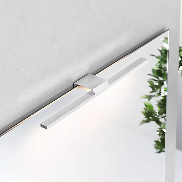 LED-Spiegelleuchte Triga IP44, chrom, 40cm, 4.000K günstig online kaufen