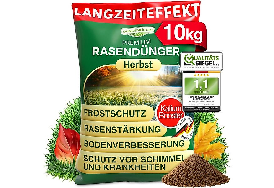 DÜNGEMEISTER Rasendünger Herbstdünger Herbst, Widerstandsfähigkeit gegen Fr günstig online kaufen
