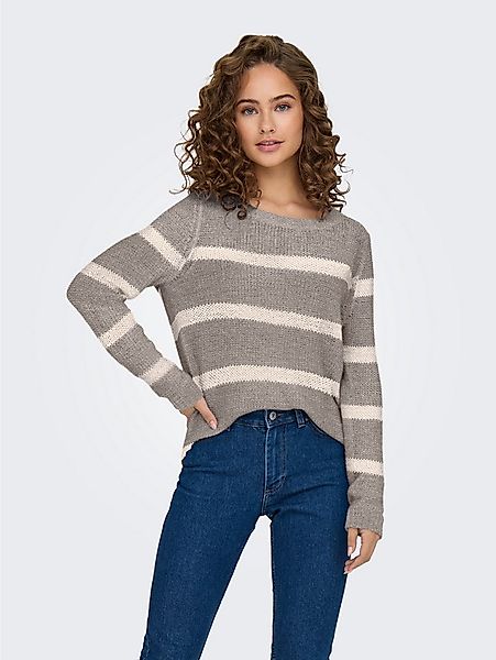 ONLY Strickpullover ONLGEENA XO L/S PULLOVER KNT NOOS Materialmix, regular günstig online kaufen