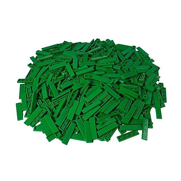 LEGO® Spielbausteine LEGO® 1x4 Fliesen Grün - 2431 NEU! Menge 500x, (Creati günstig online kaufen