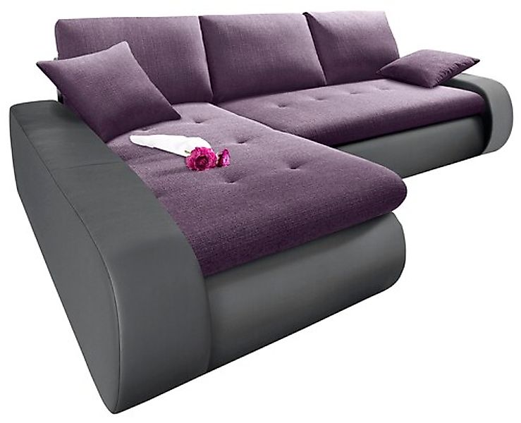 TRENDMANUFAKTUR Ecksofa »Indie, modern und bequem, Materialmix, OTTOs Choic günstig online kaufen