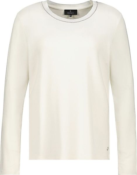 Monari T-Shirt 809332 Strickkragen mit Schmuckdetails günstig online kaufen