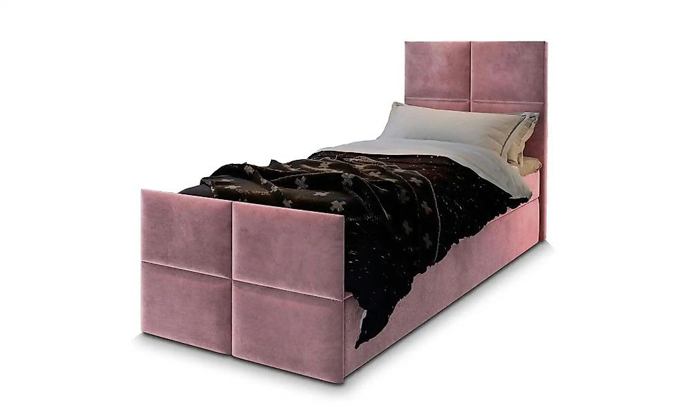 MASSENO Boxbett mit Bettkasten Ariel ¦ rosa/pink ¦ Maße (cm): B: 80 H: 98 B günstig online kaufen
