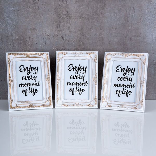 Levandeo® Bilderrahmen, 3er Set Fotorahmen 10x15 günstig online kaufen