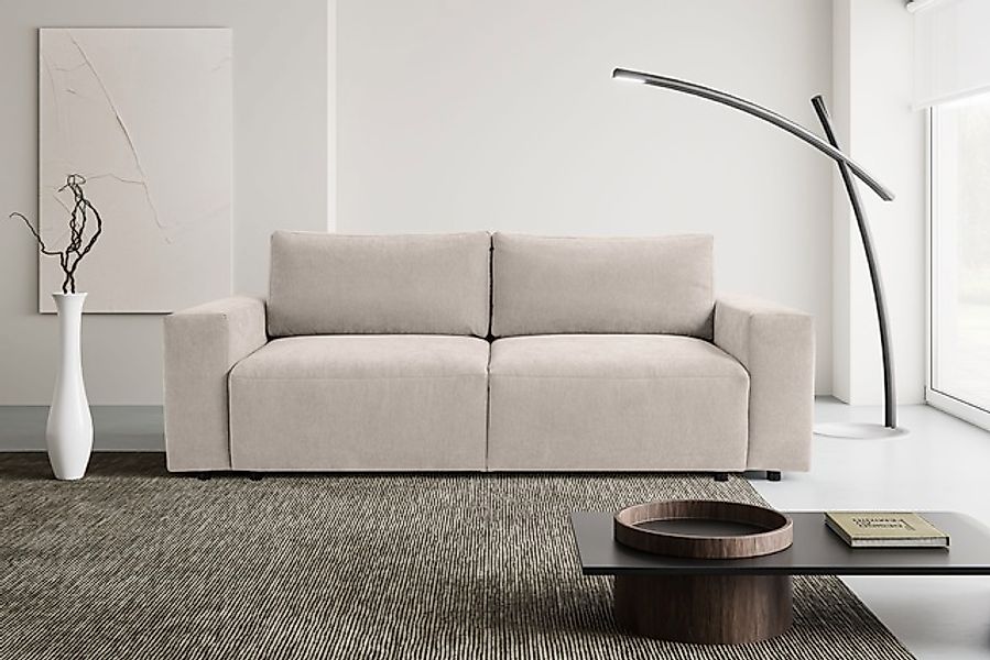 WERK2 Schlafsofa »Lima, inkl. Bettkasten, bequem, Mega Sofa: Breite 245 cm« günstig online kaufen