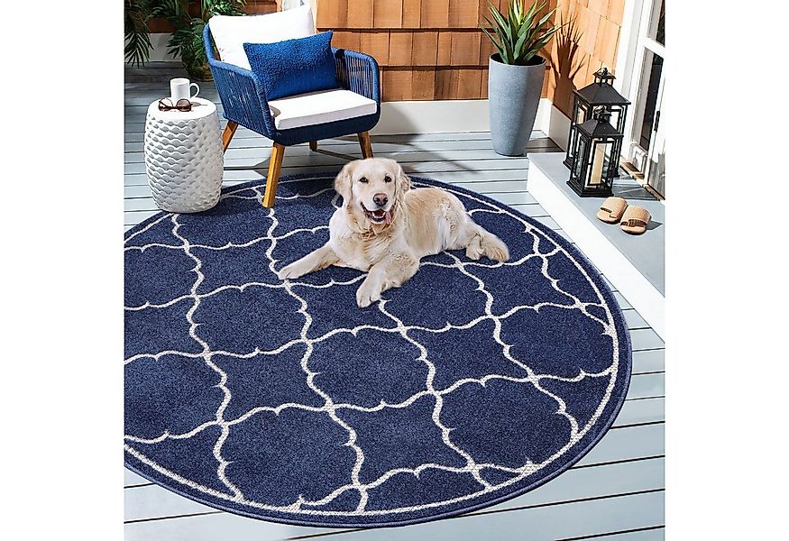 Sanat Teppich Berlin, rund, Höhe: 6 mm, In -und Outdoor geeignet, robust un günstig online kaufen