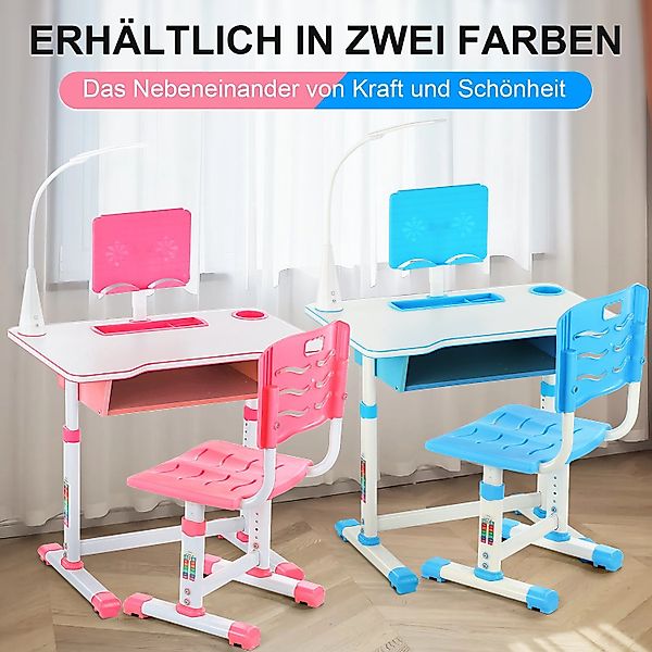 LETGOSPT Kinderschreibtisch Kinderschreibtisch Set mit Stuhl, günstig online kaufen
