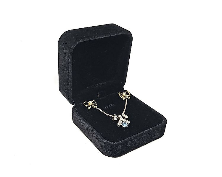 Yudu Aufbewahrungsbox Schmucketuis Geschenkbox Schmuckaufbewahrung mit Velo günstig online kaufen