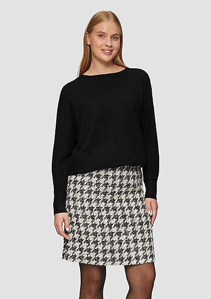 s.Oliver Longpullover Strickpullover Strukturierter Strickpullover mit günstig online kaufen