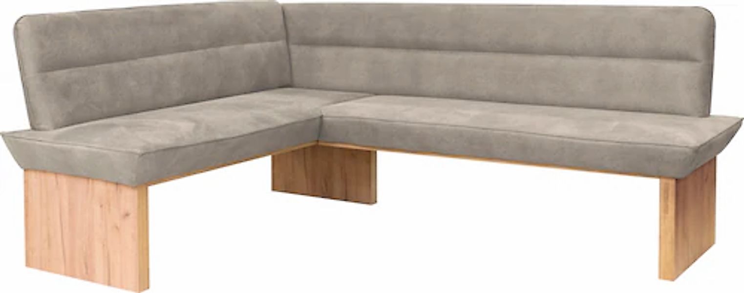 Home affaire Eckbank "Beluna Polsterbank, Sitzecke" mit Wellenunterfederung günstig online kaufen