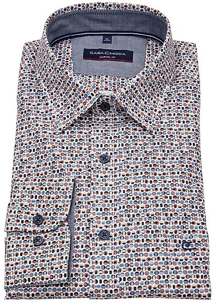 CASAMODA Langarmhemd Casamoda Comfort Fit Kentkragen Kontrastknöpfe günstig online kaufen