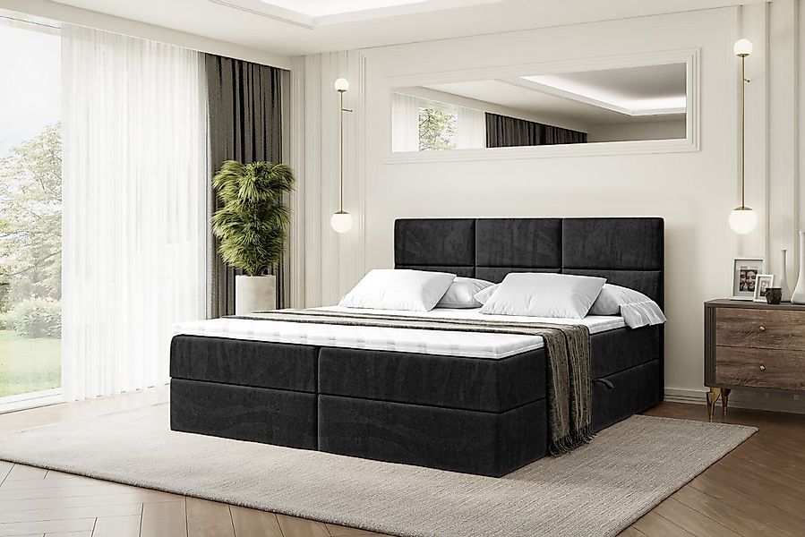 ALTDECOR Boxbett OHIO (Multipocket-Matratze H4, H3 Matratze Bonellfederung, günstig online kaufen