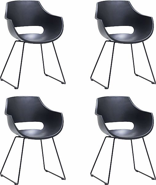MCA furniture Schalenstuhl "Rockville" (Set) 4 Stk. 4er-Set, Kufe, Kunststo günstig online kaufen
