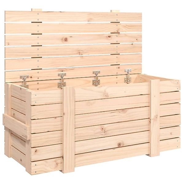 vidaXL Aufbewahrungsbox Truhe 91x40,5x42 cm Massivholz günstig online kaufen