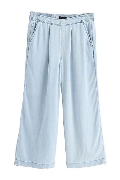 Next Schlupfhose Leichte Denim-Schlupfhose mit weitem Bein (1-tlg) günstig online kaufen