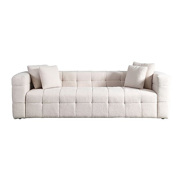 HOME DELUXE Sofa Teddy Sofa COMO - Beige 236 x 68 x 92 cm, 1 Teile, mit Ted günstig online kaufen