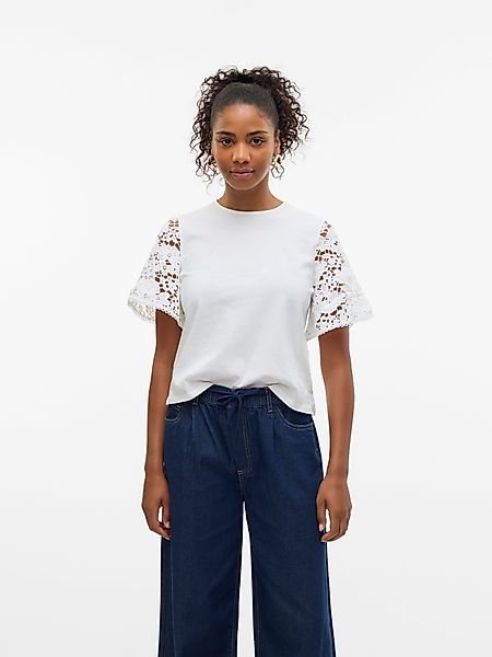 Vero Moda Kurzarmshirt "VMPANNA 2/4 TOP JRS" günstig online kaufen