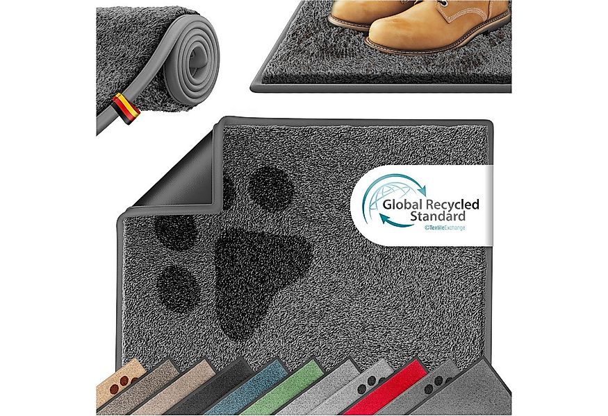 KESSER Fußmatte Schmutzfangmatte rutschfest für Innen- & Außenbereich, Höhe günstig online kaufen