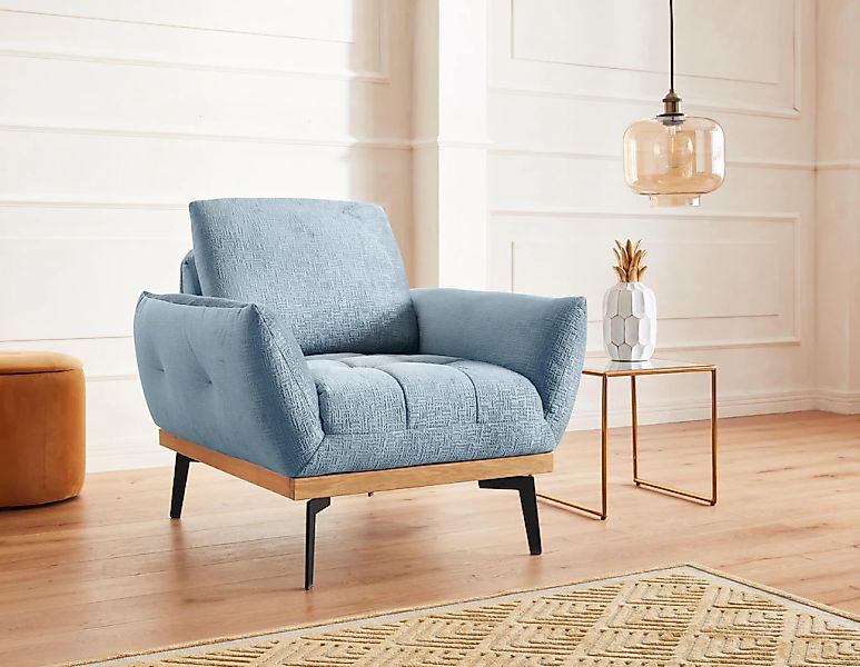 exxpo - sofa fashion Sessel "Palic, Loungesessel mit Rückenverstellung, hoh günstig online kaufen