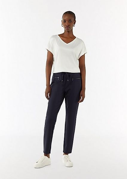 Comma 7/8-Hose Schmale Jerseyhose mit Tunnelzug günstig online kaufen