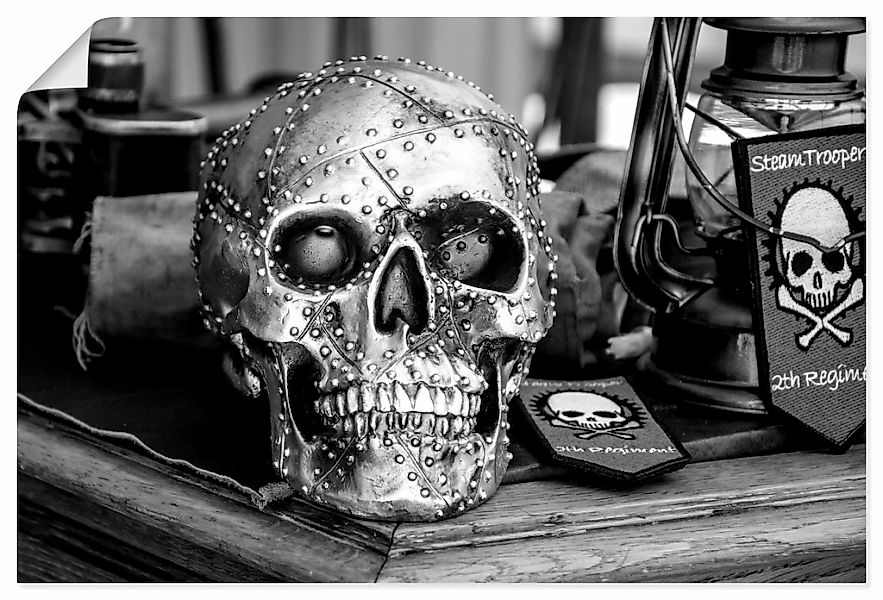 Artland Wandbild "Totenkopf" klassische Fantasie 1 Stk. tlg. als Leinwandbi günstig online kaufen