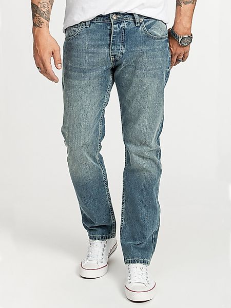Rock Creek Regular-fit-Jeans Herren Jeans Stonewashed günstig online kaufen