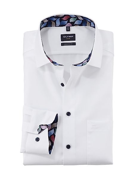 OLYMP Businesshemd Luxor modern fit kontrastfarbene günstig online kaufen