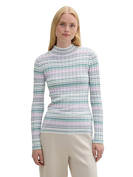 TOM TAILOR Denim Strickpullover mit Stehkragen günstig online kaufen