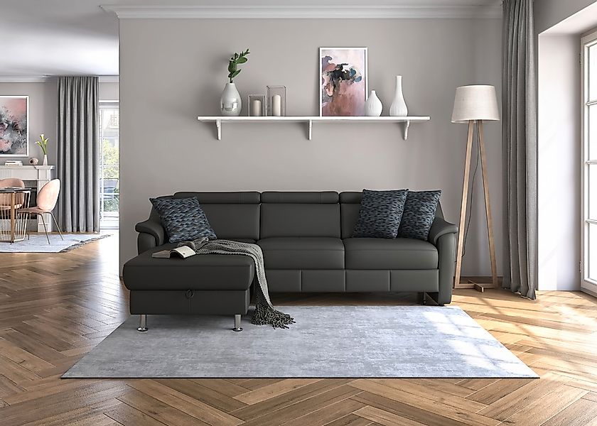 sit&more Ecksofa »Freetown L-Form«, inklusive Kopfteilverstellung und komfo günstig online kaufen