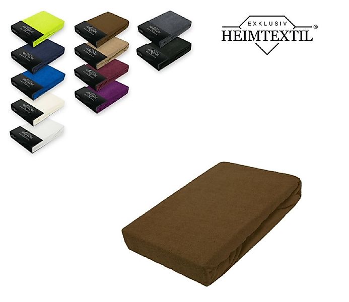 EXKLUSIV HEIMTEXTIL Spannbettlaken Frottee Spannbettlaken Premium Marke, Fr günstig online kaufen