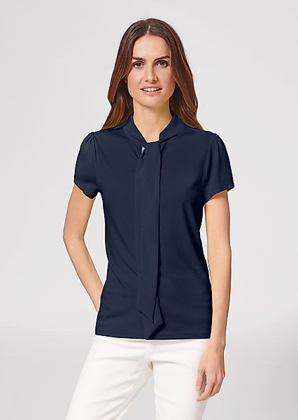 MADELEINE Kurzarmshirt Kurzarmoberteil mit Schluppe Schickes günstig online kaufen