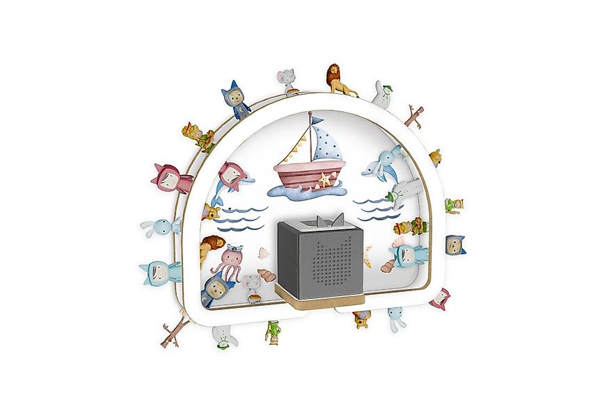 Holzura Kinderregal Tonie Regal Regenbogen mit magnetischem Rahmen für Toni günstig online kaufen