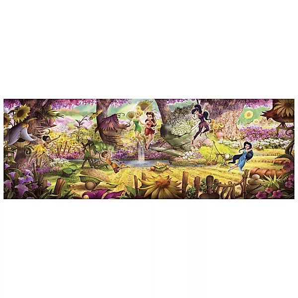 KOMAR Papier Fototapete - Fairies Forest - Größe 368 x 127 cm mehrfarbig günstig online kaufen