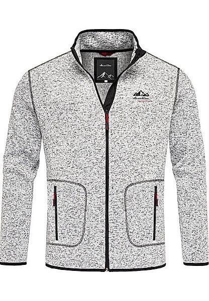 Amaci&Sons Fleecejacke VISALIA Fleecejacke Herren Strickfleece günstig online kaufen