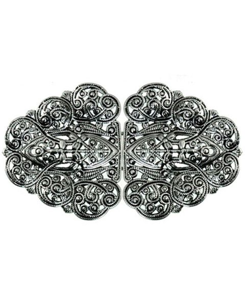 Trachtenland Gürtelschnalle Dirndlschürzenschließe 'Rina' mit Ornamentmuste günstig online kaufen