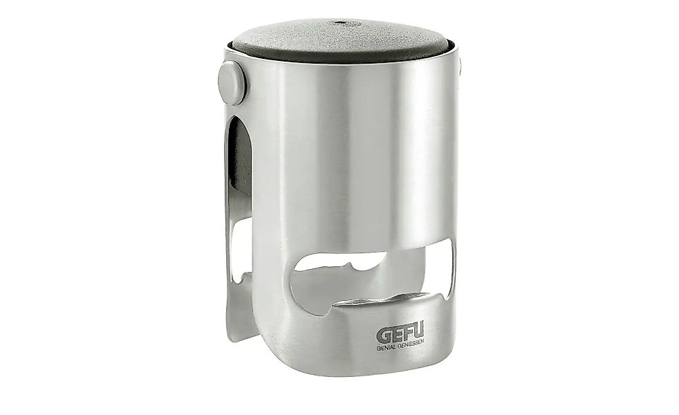 Gefu Sektflaschenverschluss  SPARKY ¦ silber ¦ Edelstahl ¦ Maße (cm): H: 3, günstig online kaufen