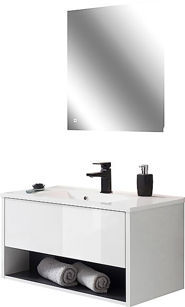 Places of Style Badmöbel-Set »Studio Line, Bad im modernen Design, 2-teilig günstig online kaufen