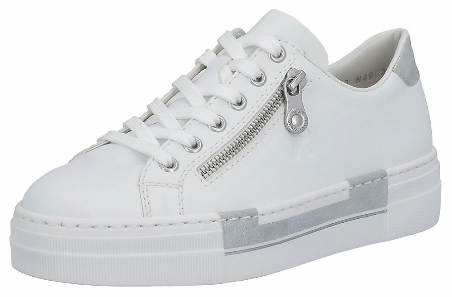 Rieker Plateausneaker mit Zierreißverschluss seitlich, Freizeitschuh, Halbs günstig online kaufen