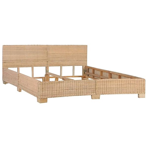 vidaXL Bettrahmen Handgewebt Echtes Rattan 180x200 cm617097 günstig online kaufen