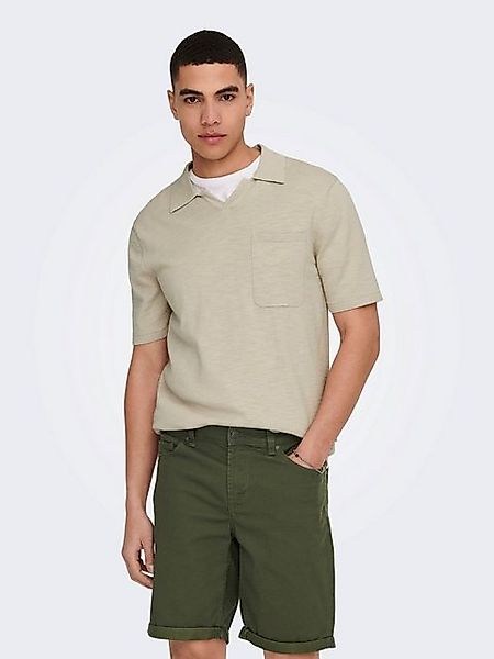 ONLY & SONS Poloshirt ONSACE 12 SLUB SS POLO KNIT günstig online kaufen