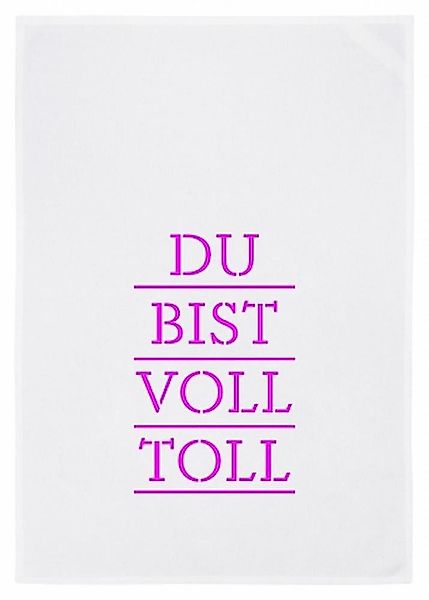 17,30 Hamburg Geschirrtuch DU BIST VOLL günstig online kaufen